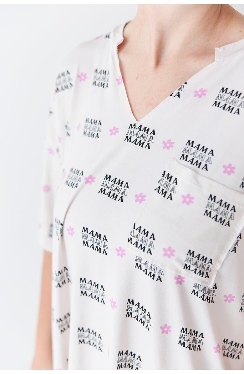 Charlie Lou Baby<sup>®</sup> Women's Oversized Sleep Shirt | Mama, Alternate, color, Ivo