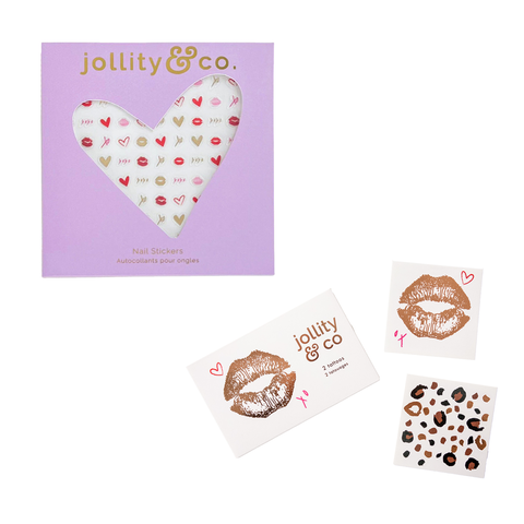 Valentine
s Day Tattoos and Nail Sticker Favor Set