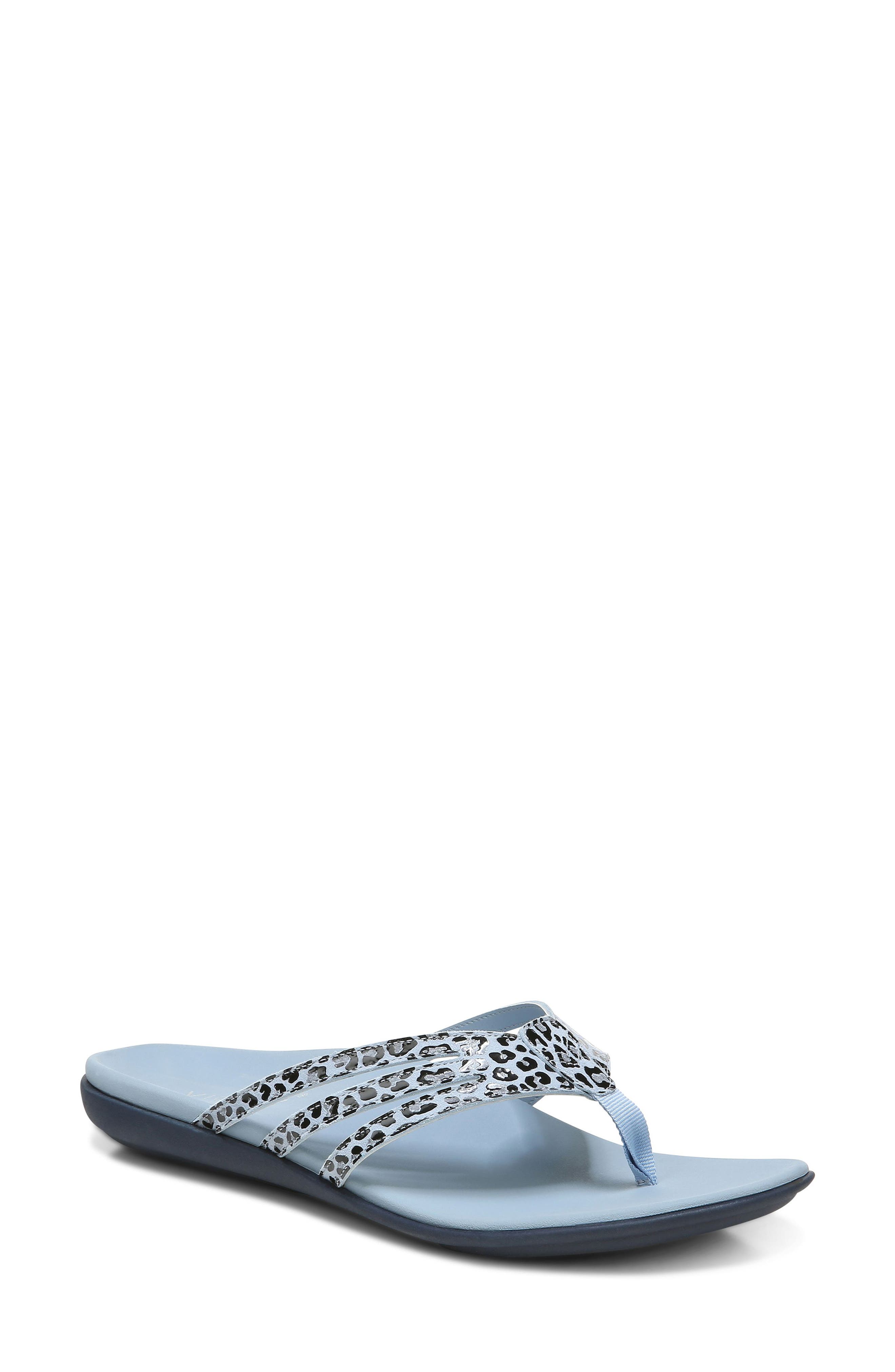 Alta Flip Flop, Main, color, SKY LEATHER