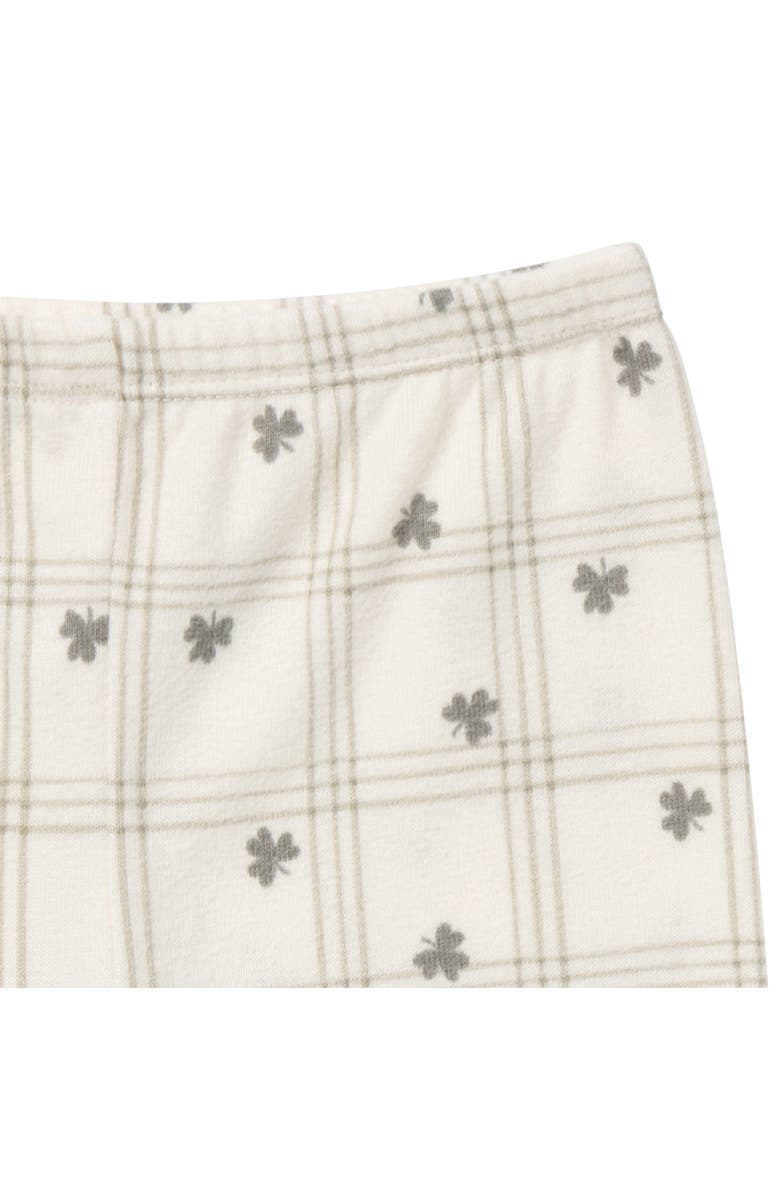 Modern Moments<sup>™</sup> by Gerber Shamrock Pajama Set, Alternate, color, Ivory Shamrock