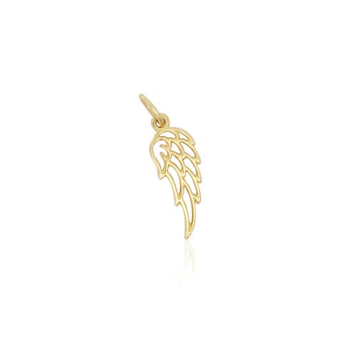 The Lovery Fine Jewelry Mini Gold Angel Wing Charm