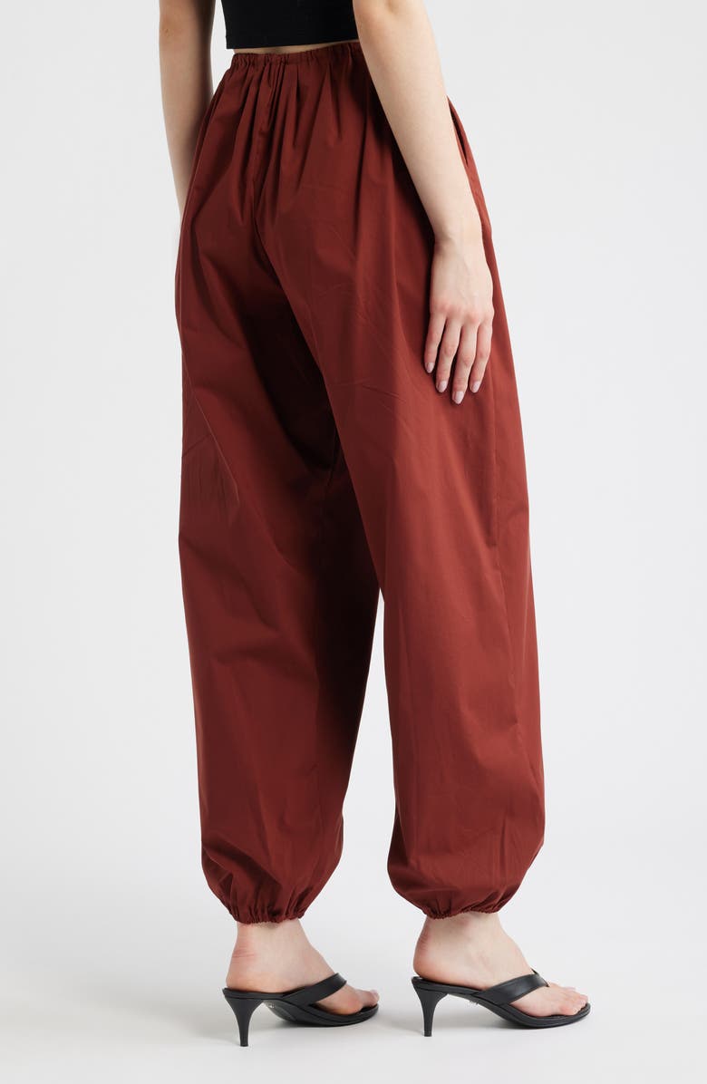 MANGO Stretch Cotton Joggers, Alternate, color, Burnt Orange