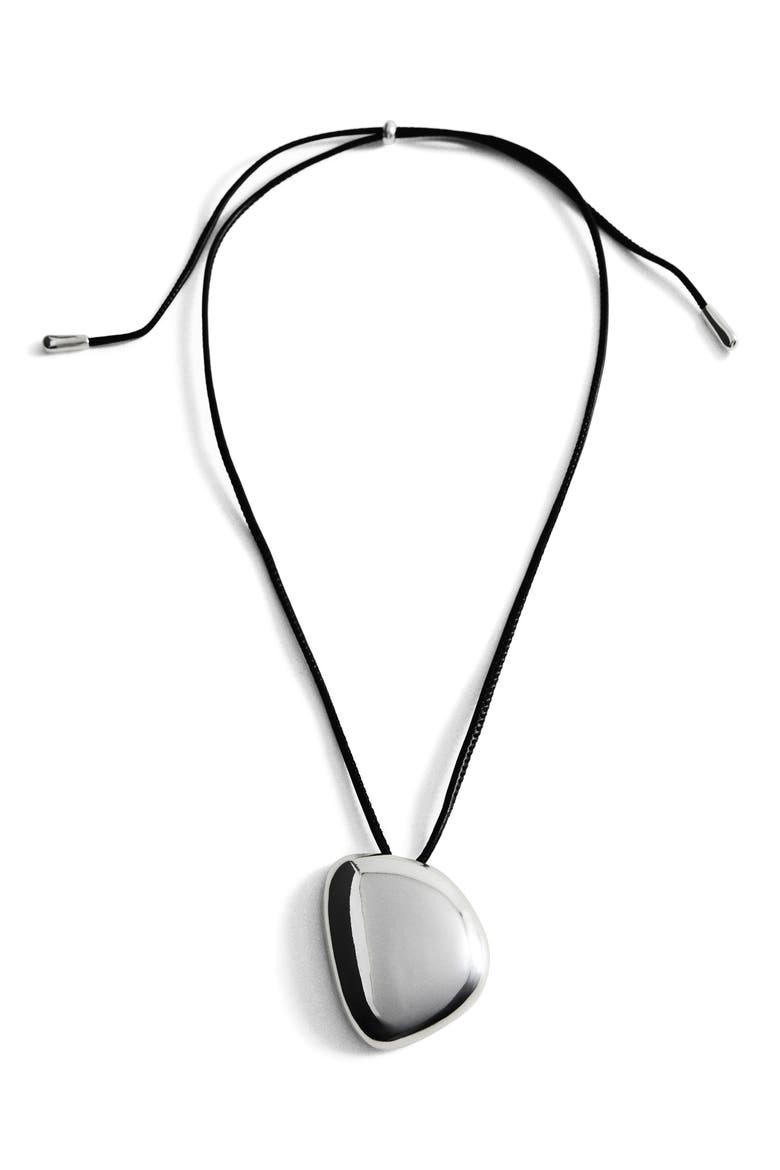 Pendant Slider Necklace, Main, color, SILVER