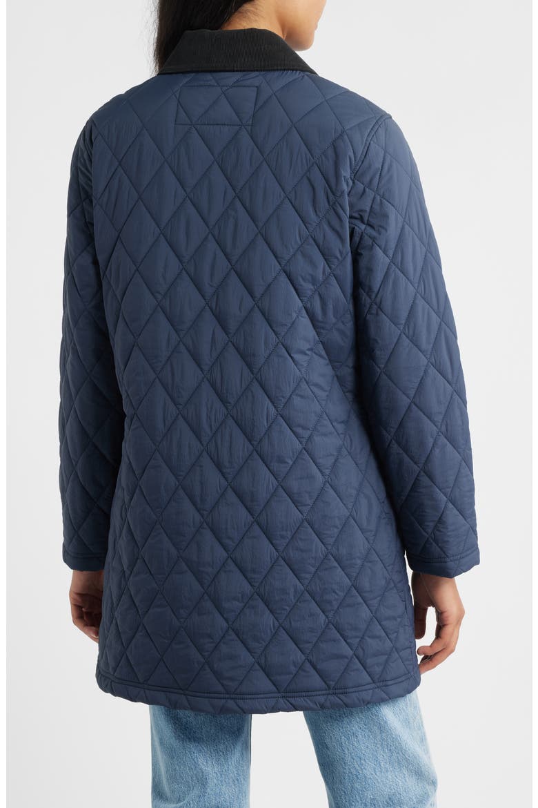 Sun River Quilted Field Coat, Alternate, color, NAVY