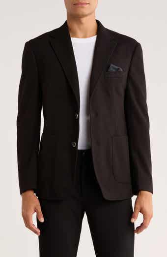 Lucky Brand Solid Pique Knit Sport Coat