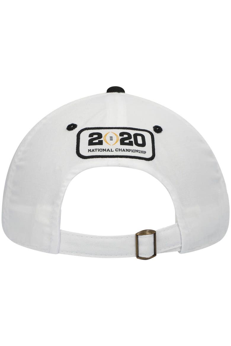 Men's Top of the World White LSU Tigers vs. Clemson Tigers Matchup Staple Two-Tone Adjustable Hat, Alternate, color, White