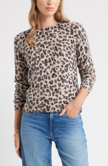 Caslon ® Raglan Sleeve Wool & Cashmere Sweater