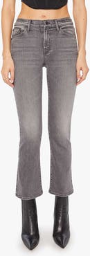 MOTHER The Outsider Flood High Waist Ankle Bootcut Jeans
