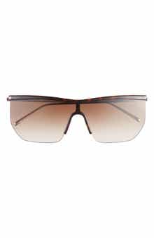 Saint Laurent 99mm Shield Sunglasses