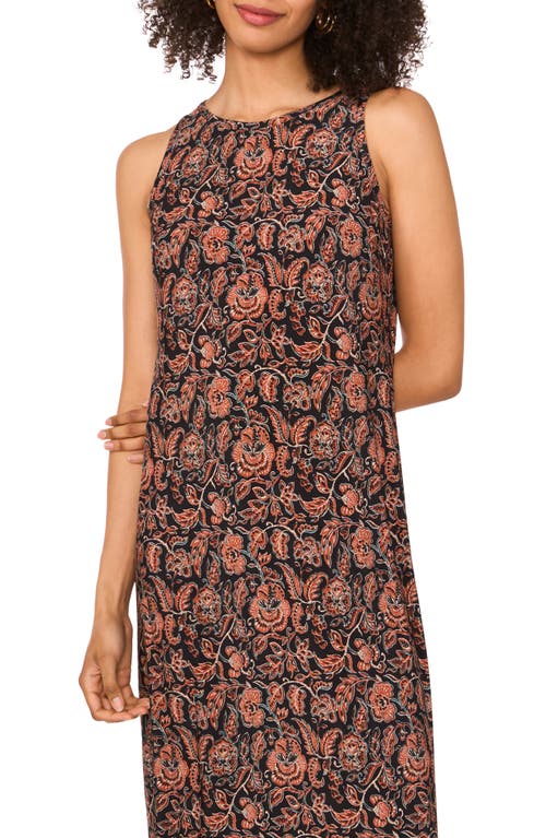 Vince Camuto Printed Sleeveless Jersey Maxi Dress