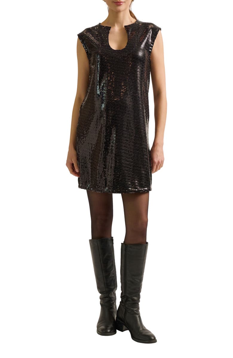 Cache Coeur Brigitte Maternity Dress, Main, color, Black