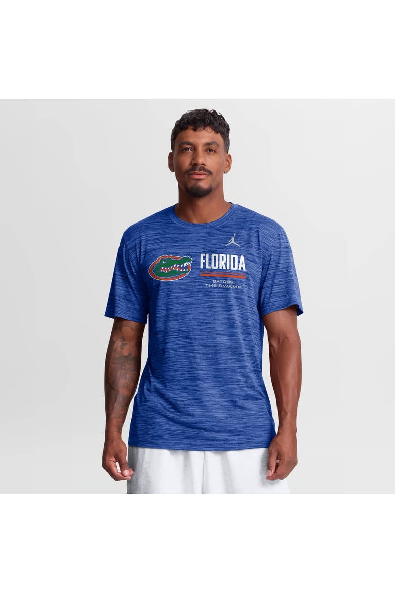 Men's Jordan Brand Royal Florida Gators Sideline Velocity Dri-FIT T-Shirt, Main, color, Royal