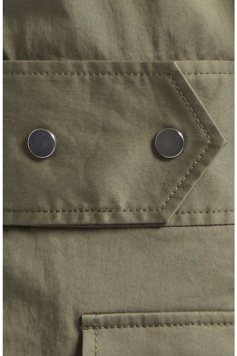 Brady Long Sleeve Utility Minidress, Alternate, color, DUSTY OLIVE