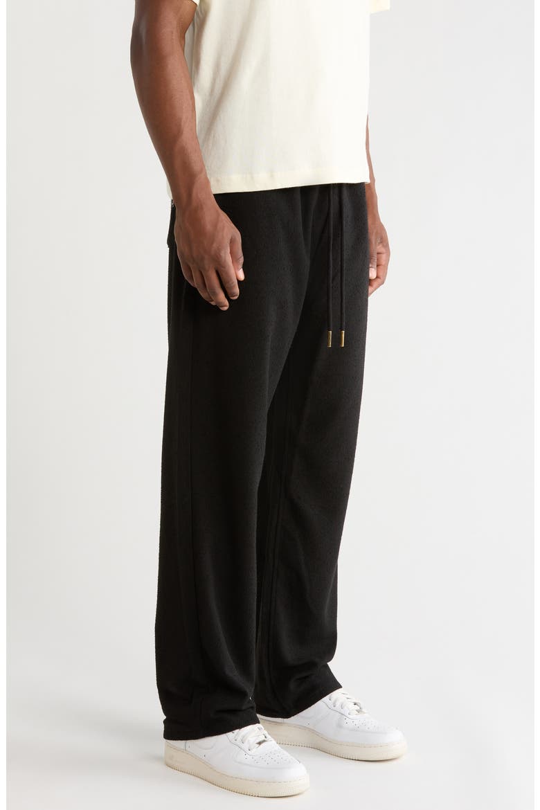 Nep Yarn Pants, Alternate, color, BLACK
