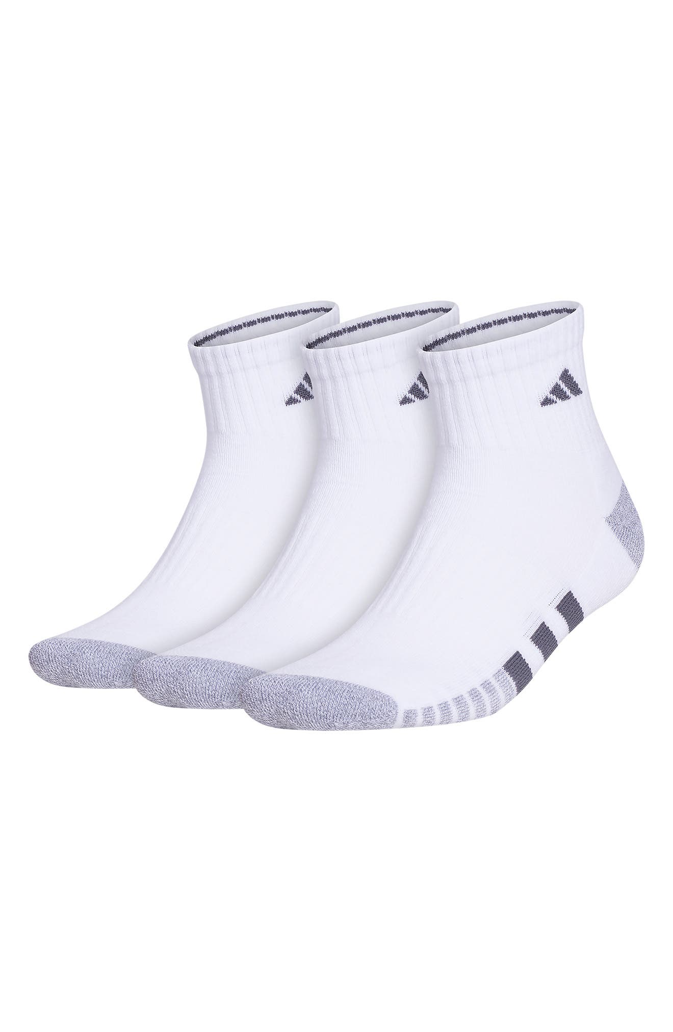 adidas Pack of 3 Cushioned Quarter Socks