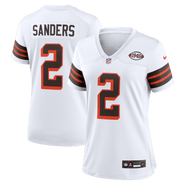 Nike Women's Nike Shedeur Sanders White Cleveland Browns Alternate Game Jersey