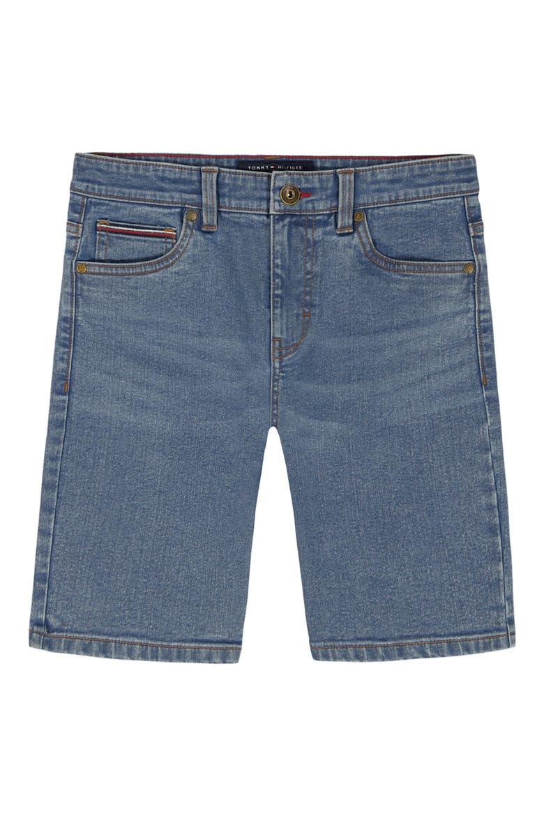 Kids' Denim Shorts, Main, color, TIDAL