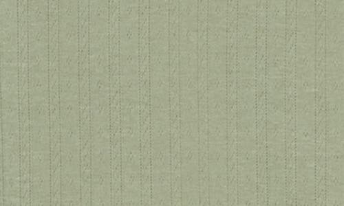 Abound Pointelle Knit Camisole Pajamas In Green