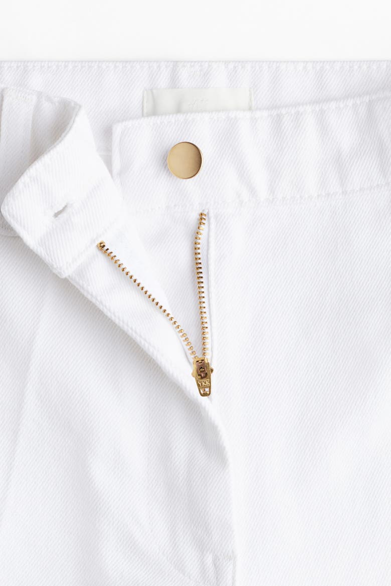 Wide High Jeans, Alternate, color, White