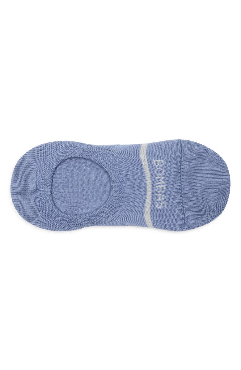 Bombas Merino Wool Cushioned No-Show Socks, Alternate, color, Blue Smoke