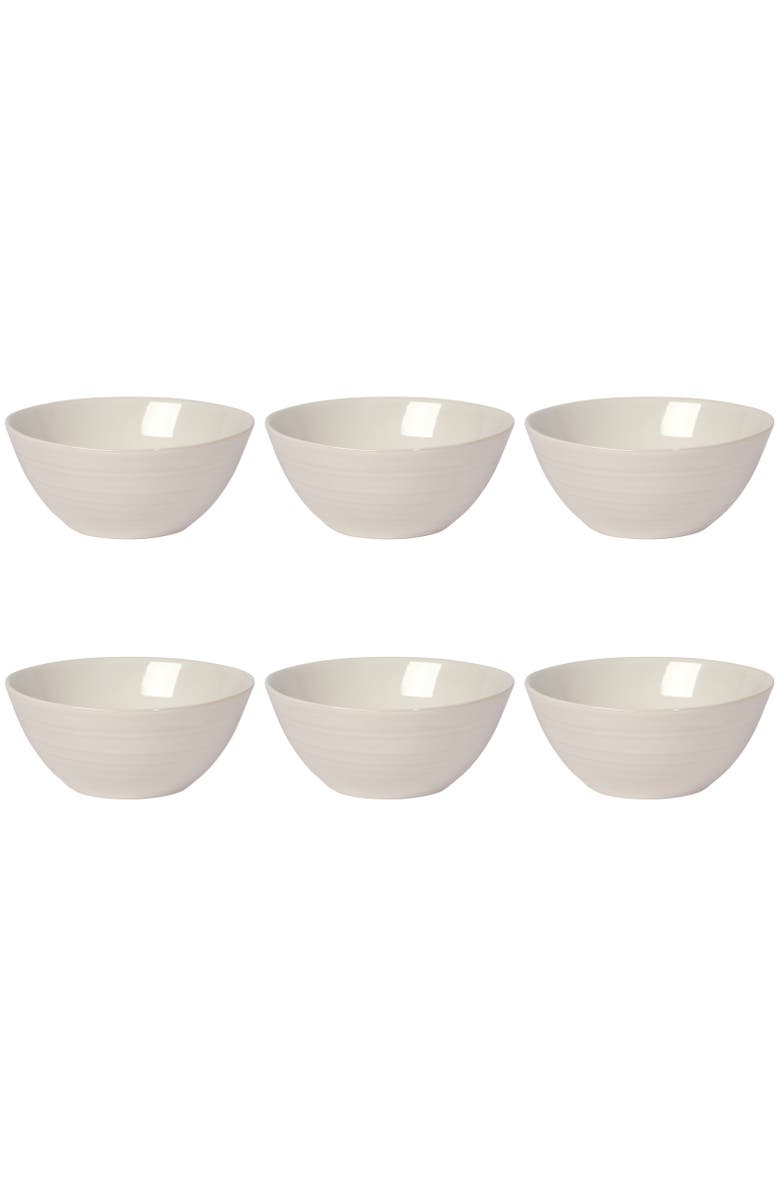 Danica Brands Set of 6 Dessert Bowl, Main, color, Aquarius Oyster