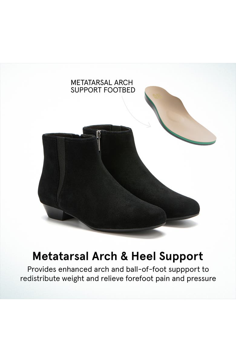 ABEO Via Boot, Alternate, color, Black Suede - Metatarsal