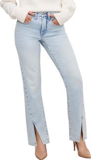 Good American Good Boy Straight Jeans