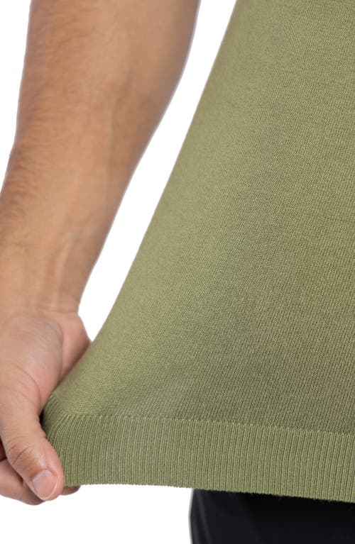 X-ray Xray V-neck Polo Sweater In Grass
