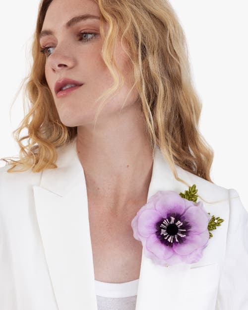 Helena Simon The Lavender Anemone In Purple