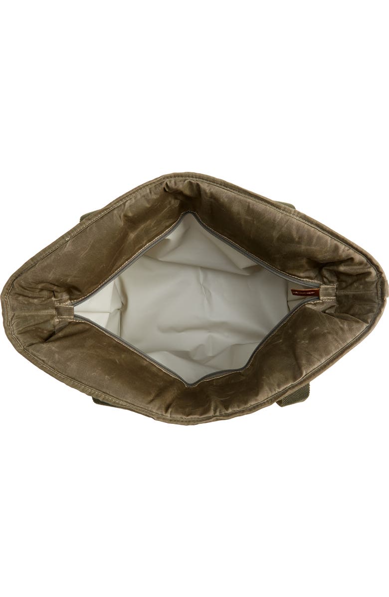 L.L.Bean Insulated Waxed Canvas Tote Bag, Alternate, color,