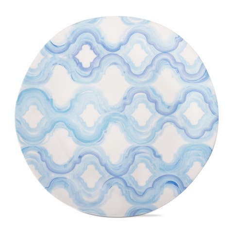 Marrakesh Melamine Dinner Plates Set of 4 Blue Multi