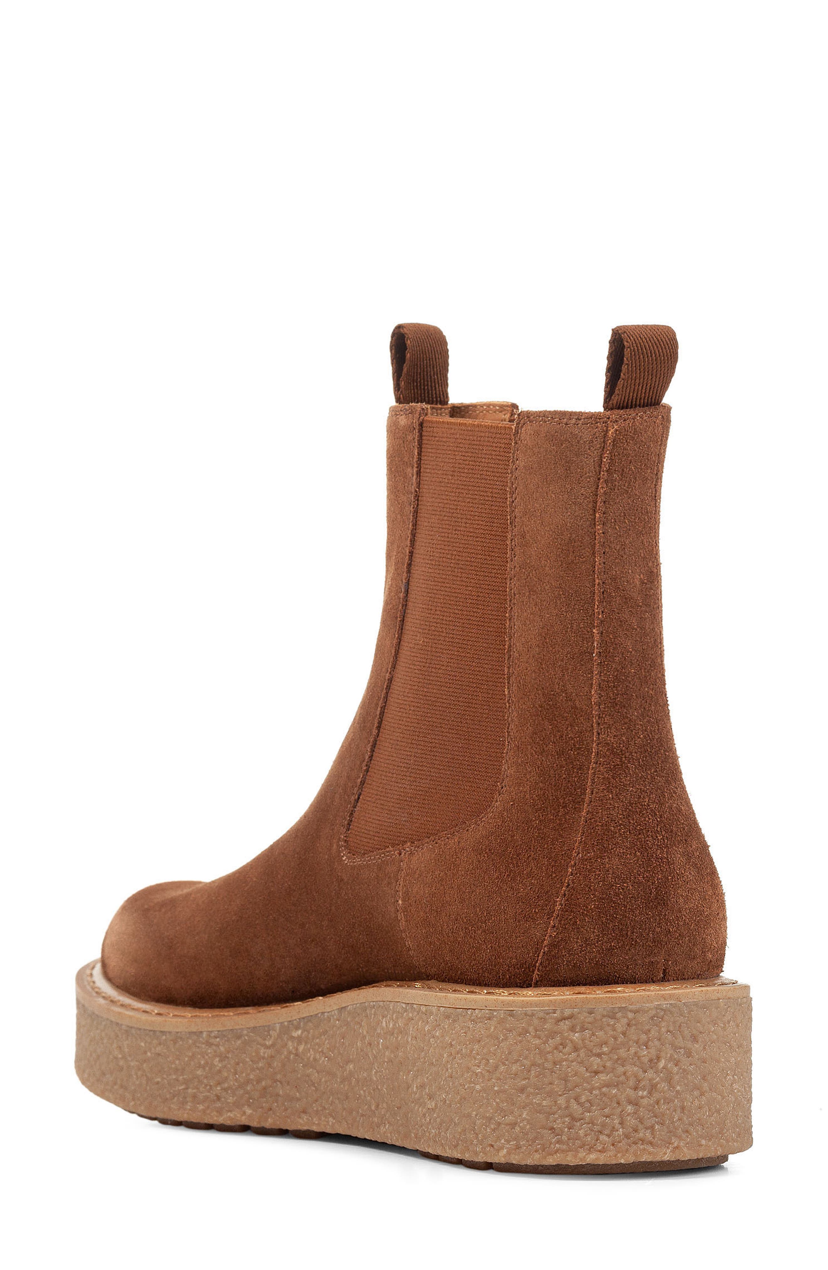 Geox Elidea Platform Wedge Chelsea Boot, Alternate, color, 