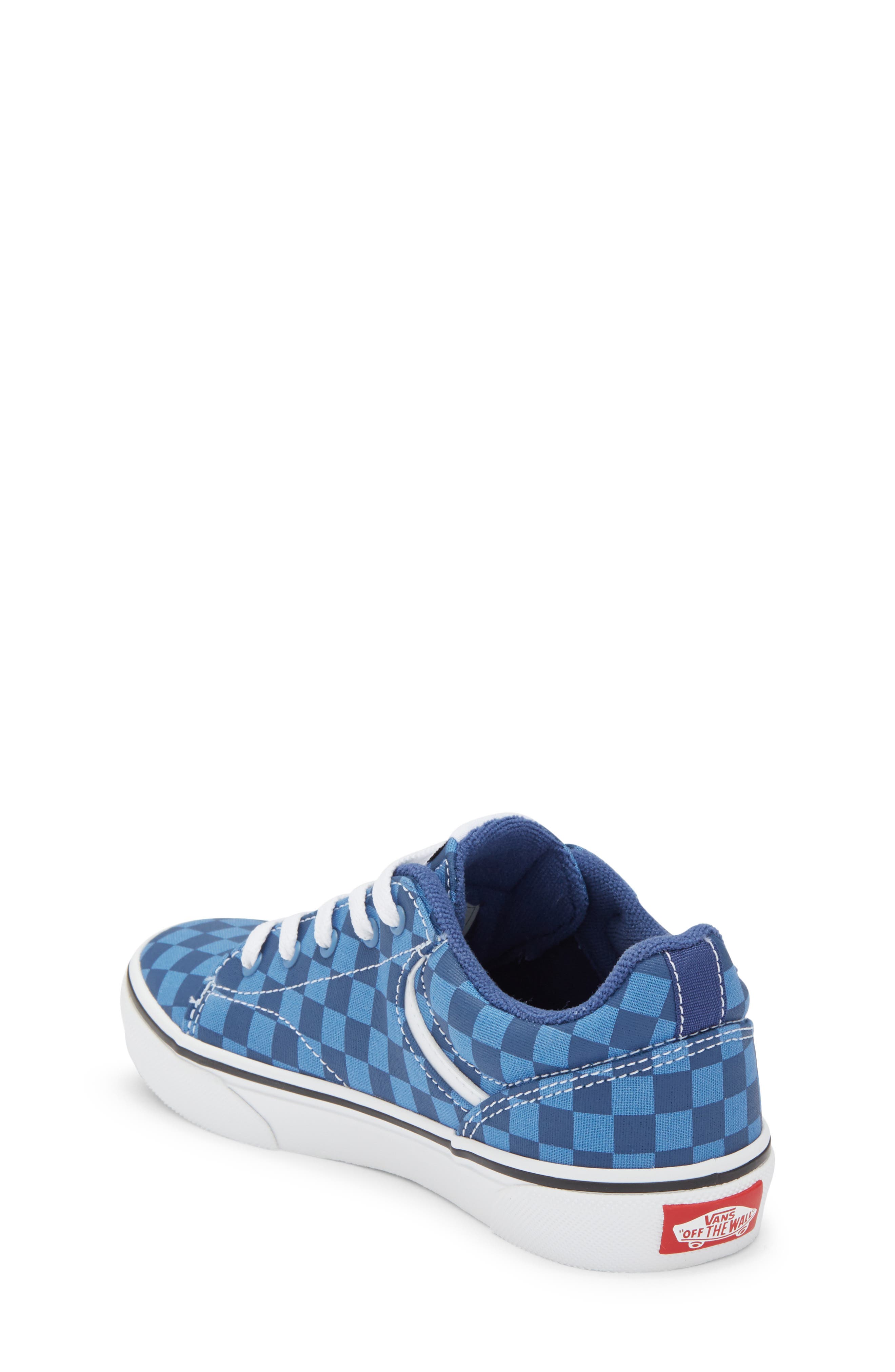 Vans Kids' Seldan Sneaker, Alternate, color, Tonal Check True Navy