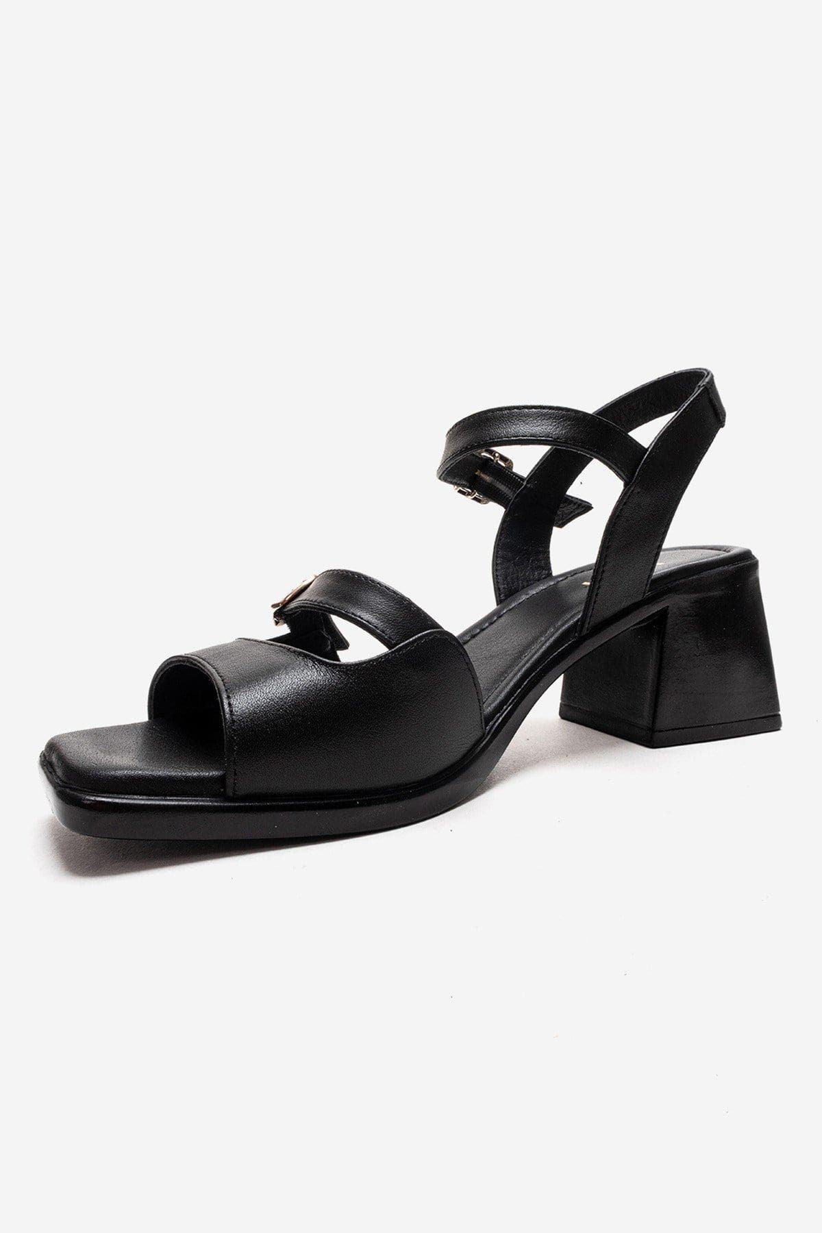 Forever & Always Shoes Yolen Leather Block Heel Sandal, Alternate, color, 