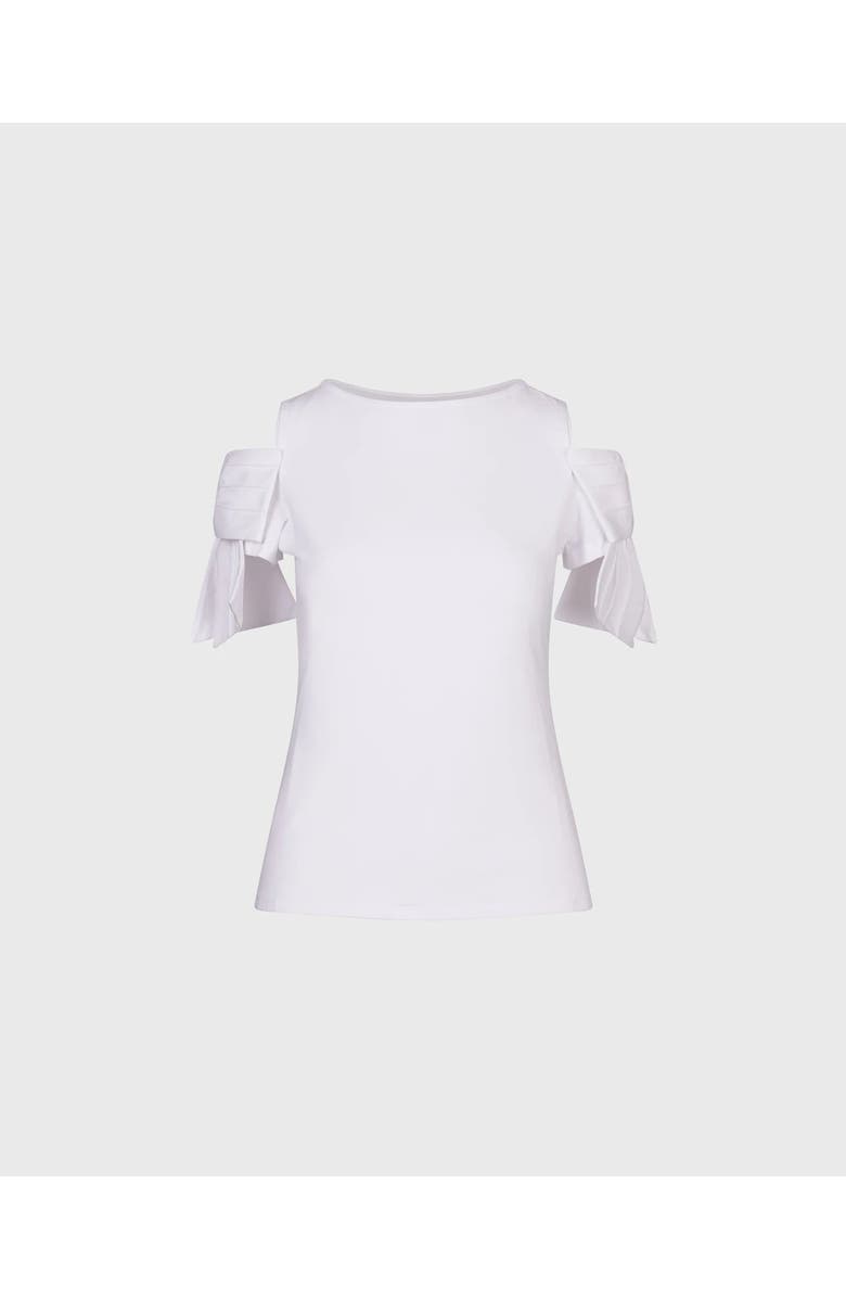 Anne Fontaine Myrtille Riviera Jersey Cotton Top, Main, color, Riviera