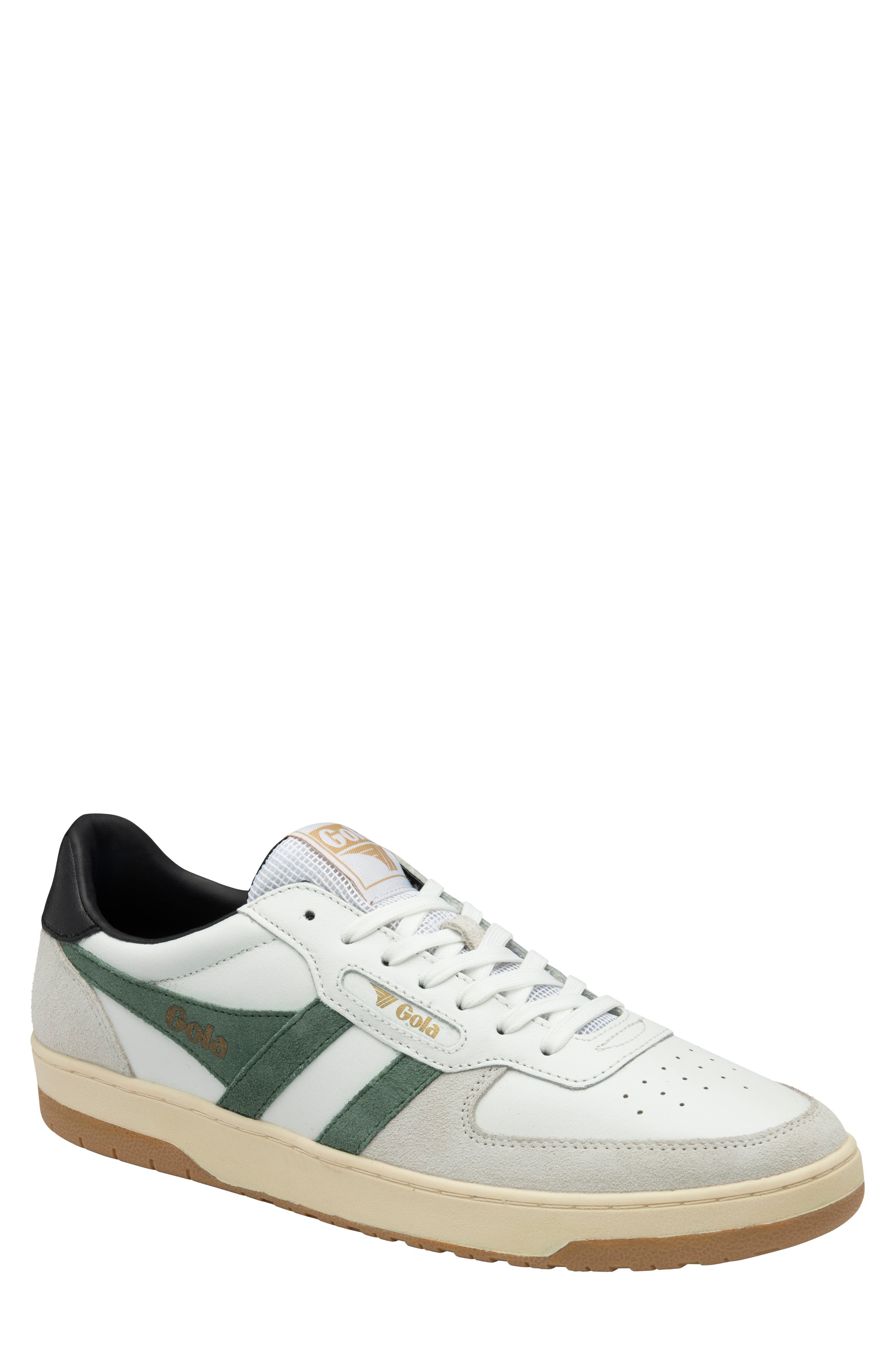 Gola Hawk Sneaker, Main, color, White/ Sage/ Black