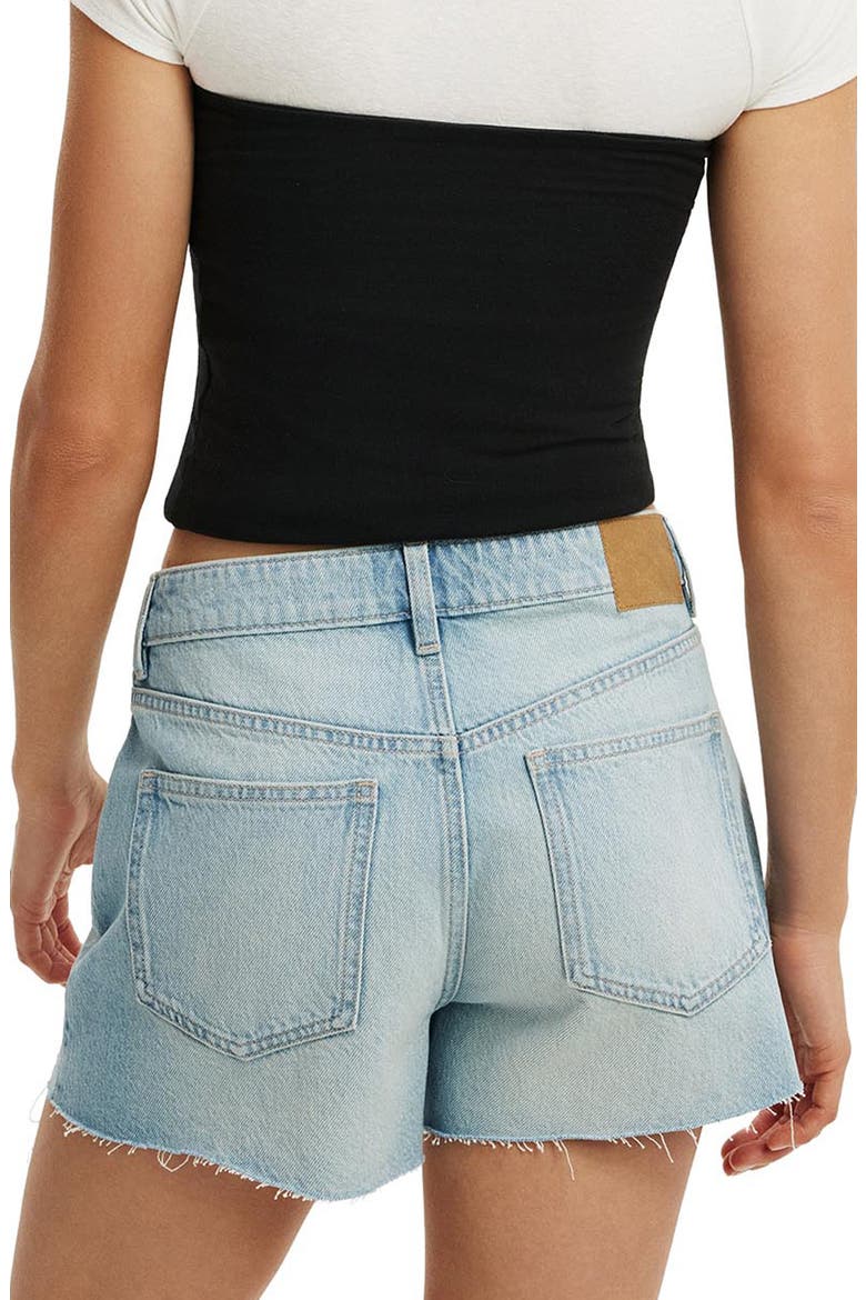 Original Denim Cutoff Shorts, Alternate, color, LAUREL BLUE RIP