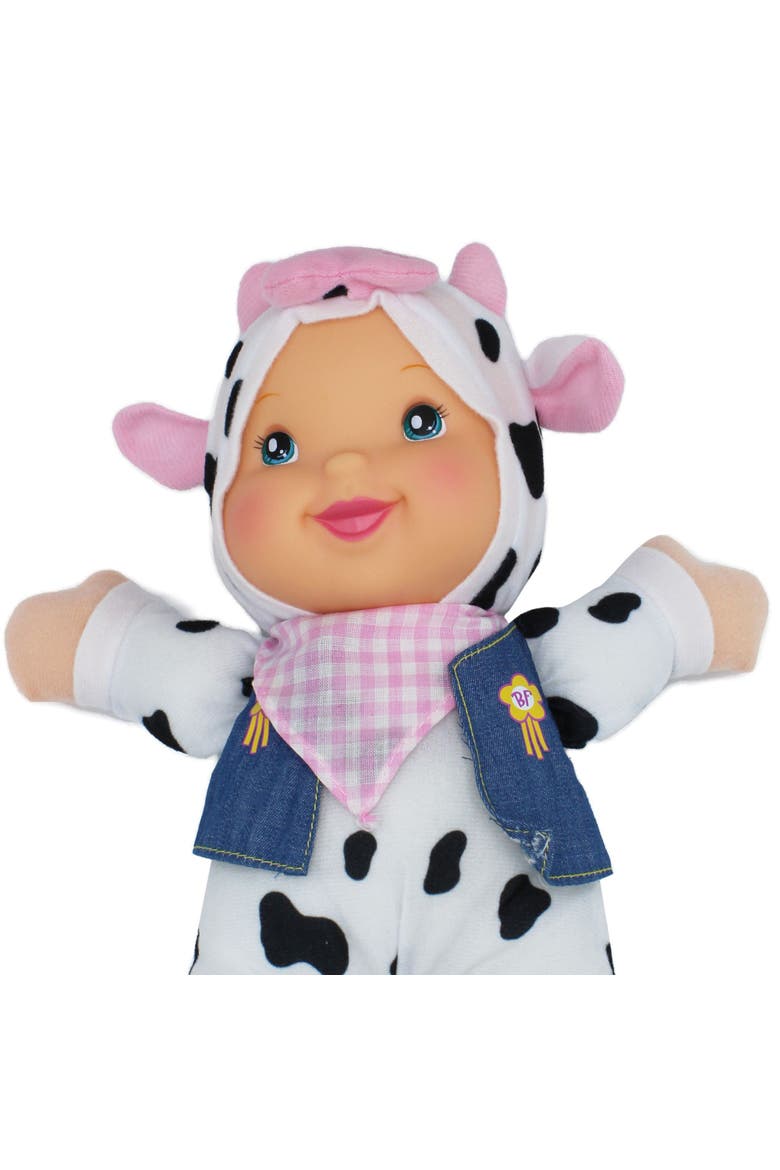 Goldberger Doll Singing Farm Animal Friends Cow, Alternate, color, Multicolored