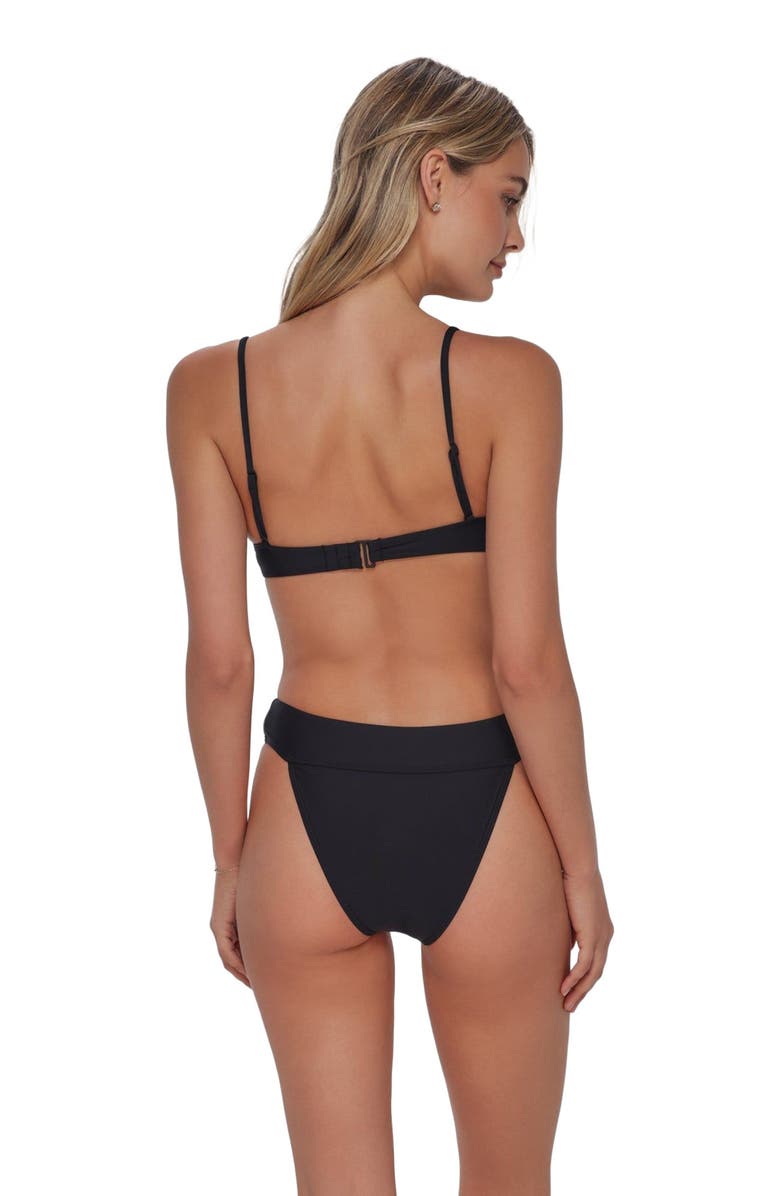Swim Systems Byron High Waist Bikini Swim Bottoms, Alternate, color, Black
