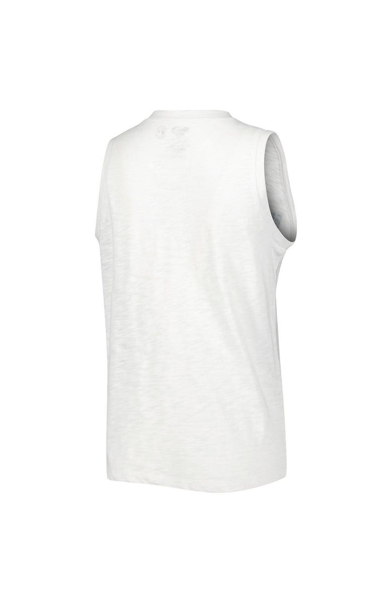 CONCEPTS SPORT Women's Concepts Sport White New York Mets Reel Pinstripe Tank Top & Shorts Sleep Set, Alternate, color, White