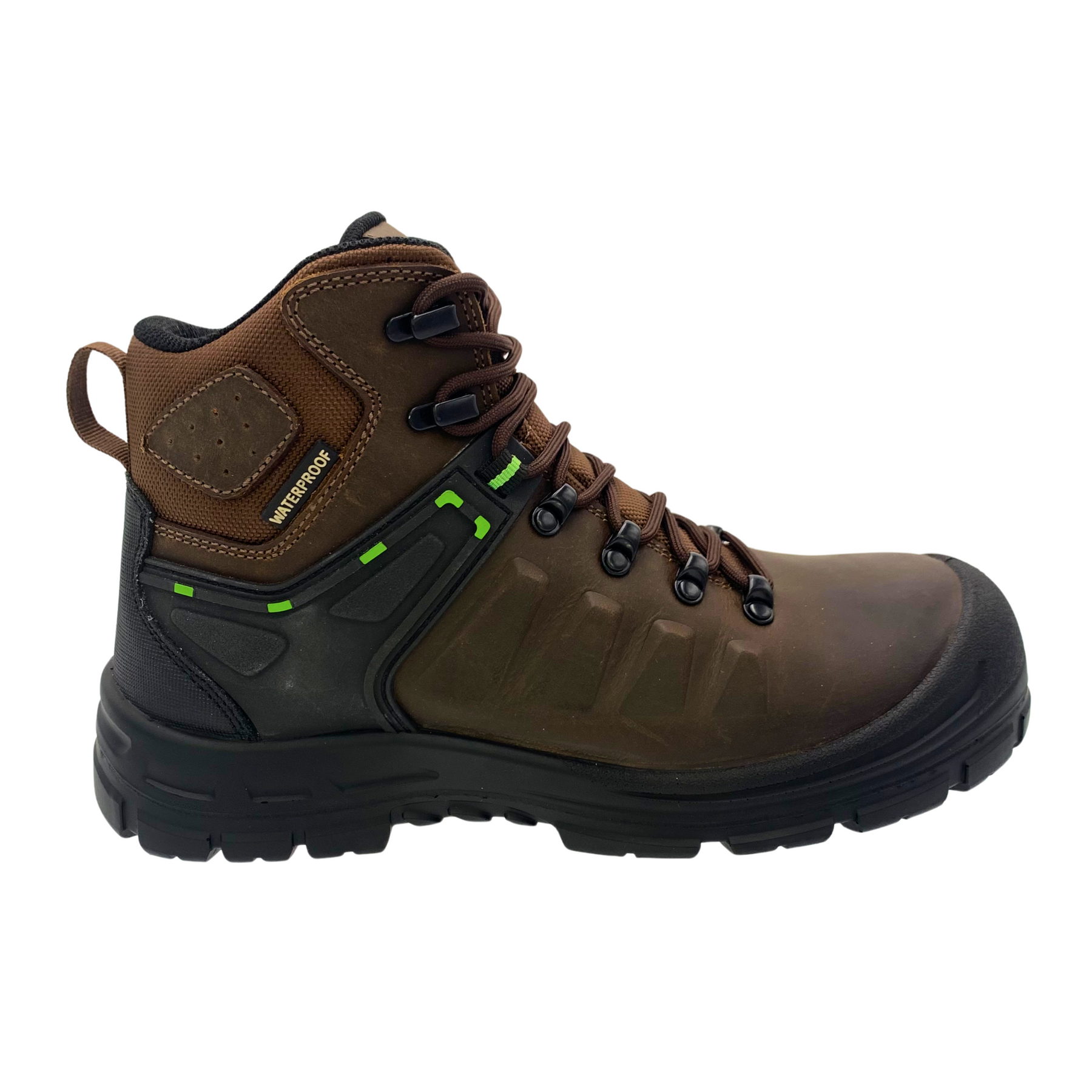 AdTec 6" Waterproof Work Boot, Alternate, color, Dark Brown