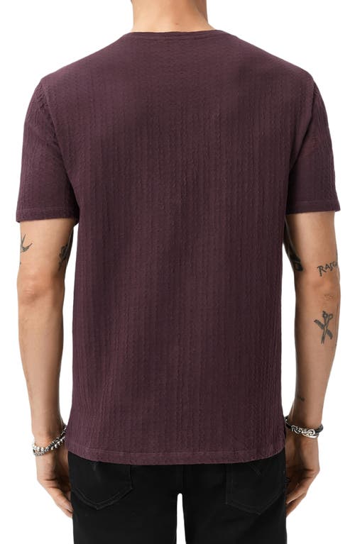 John Varvatos Brasse Crewneck T-shirt In Purple