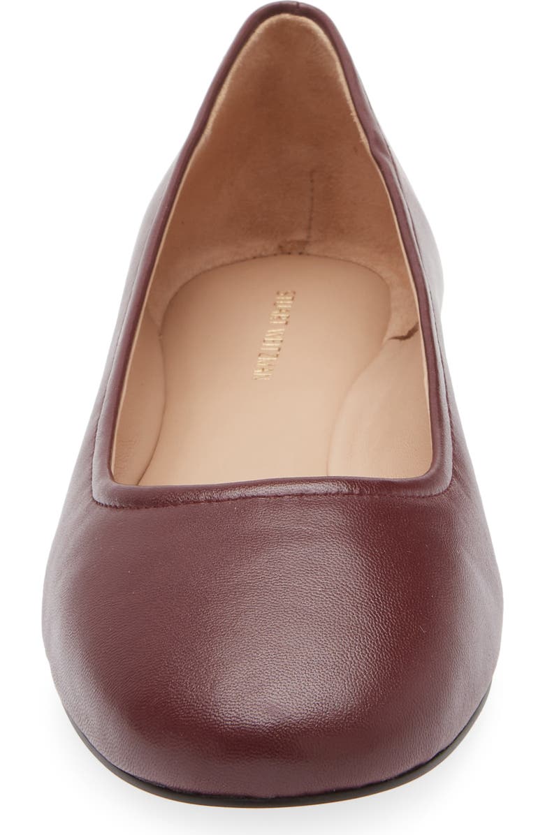Stuart Weitzman Nadine Ballet Flat, Alternate, color, Cabernet