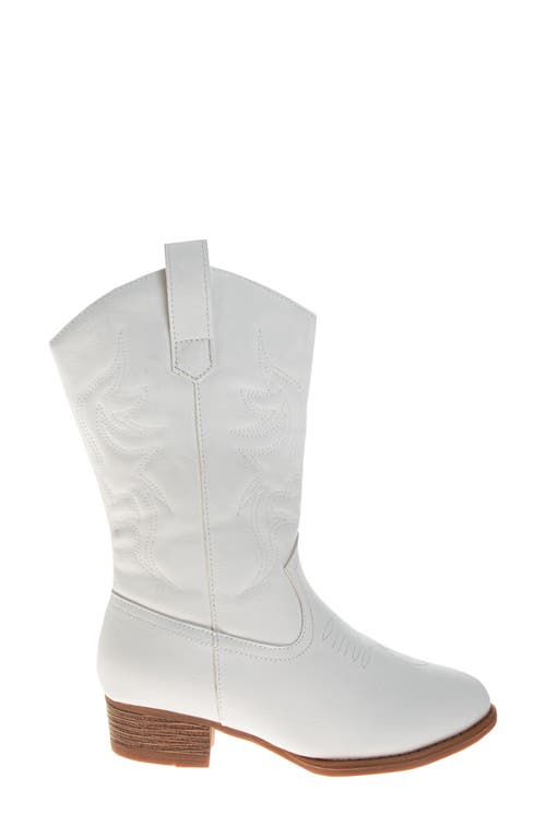 Josmo Western Boot In White