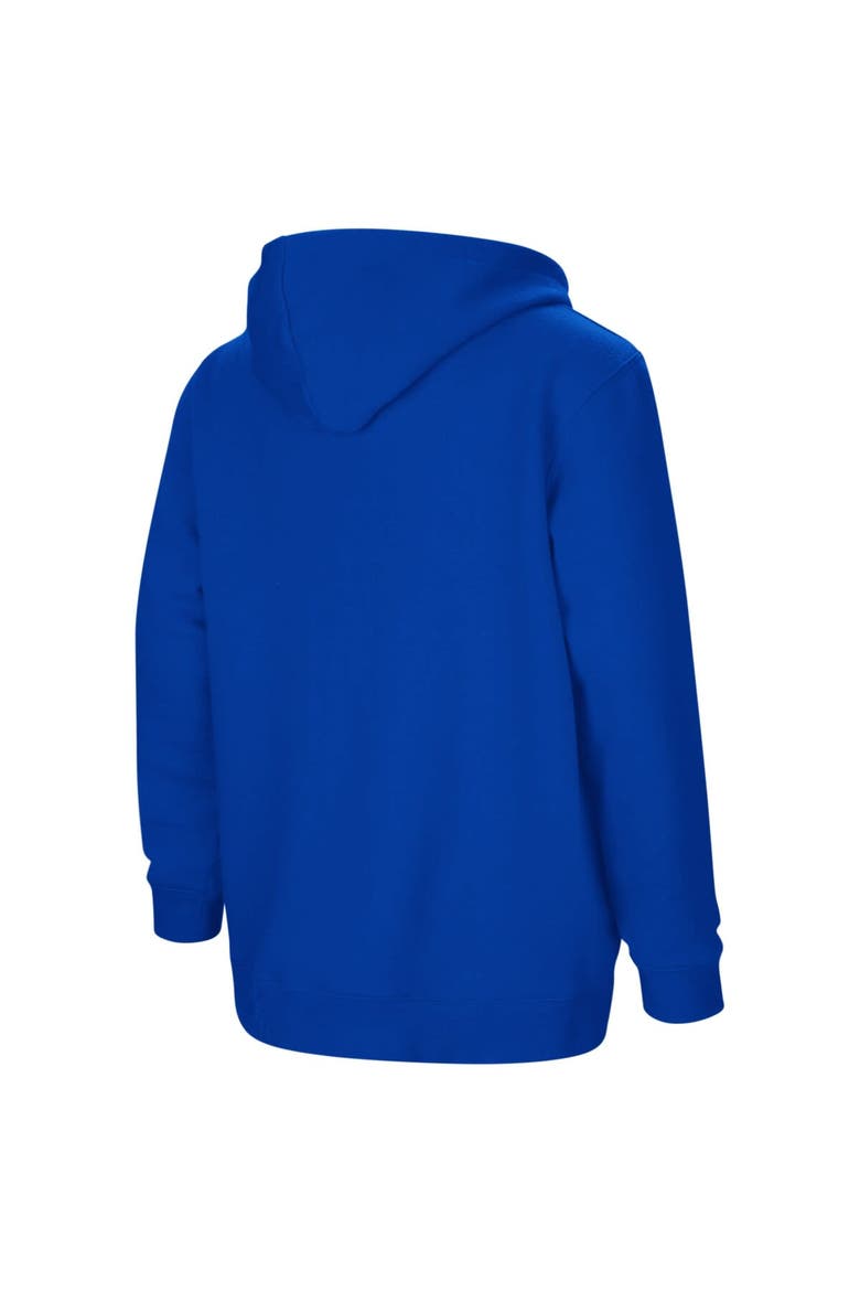 Youth Colosseum Royal Kansas Jayhawks 2-Hit Team Pullover Hoodie, Alternate, color, Royal