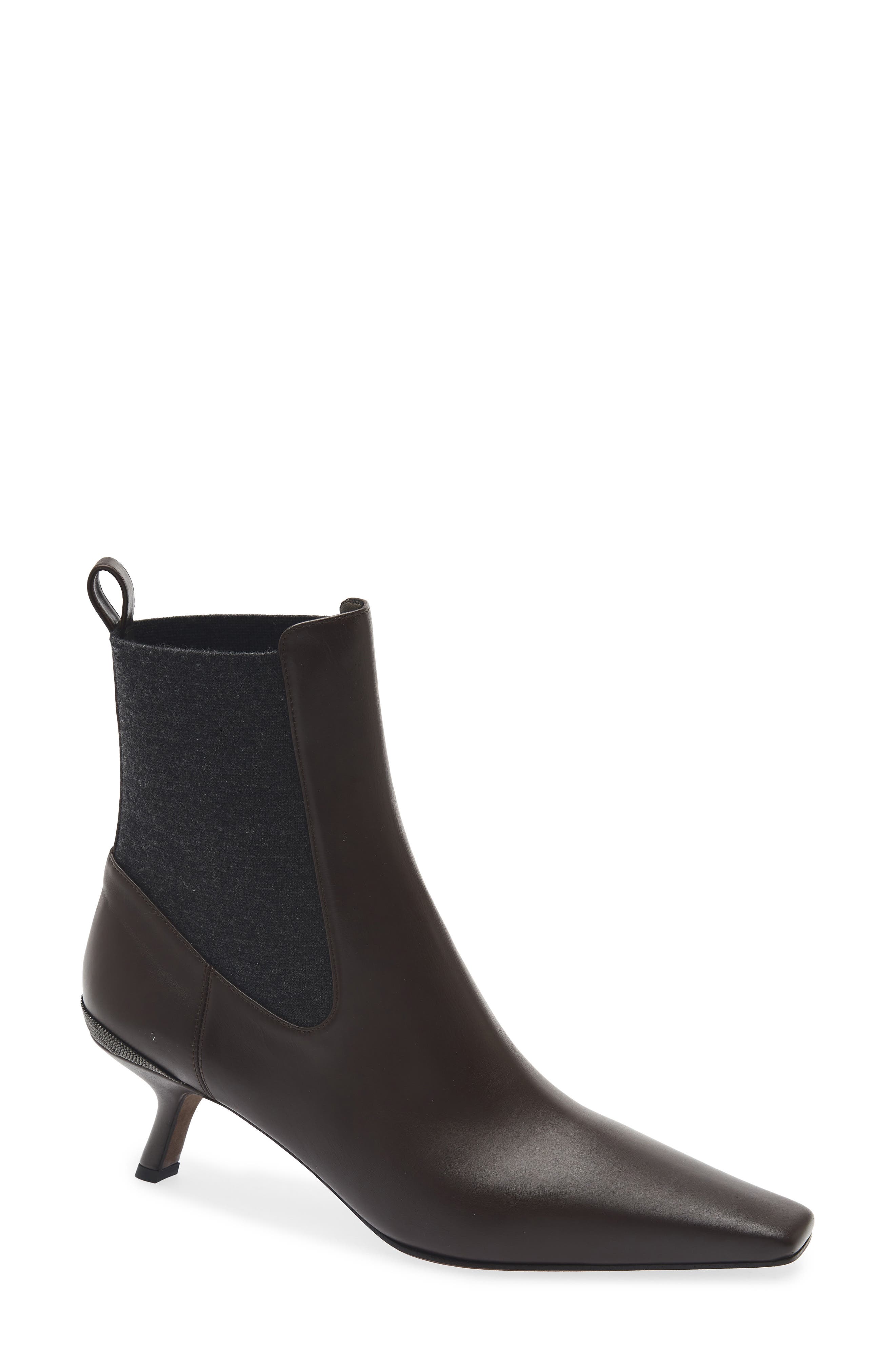 Snip Toe Kitten Heel Chelsea Boot, Main, color, C8279 TESTA MORO
