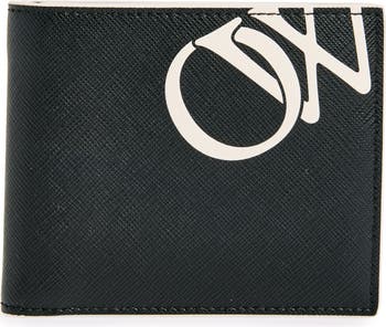 Logo Monogram Leather Bifold Wallet