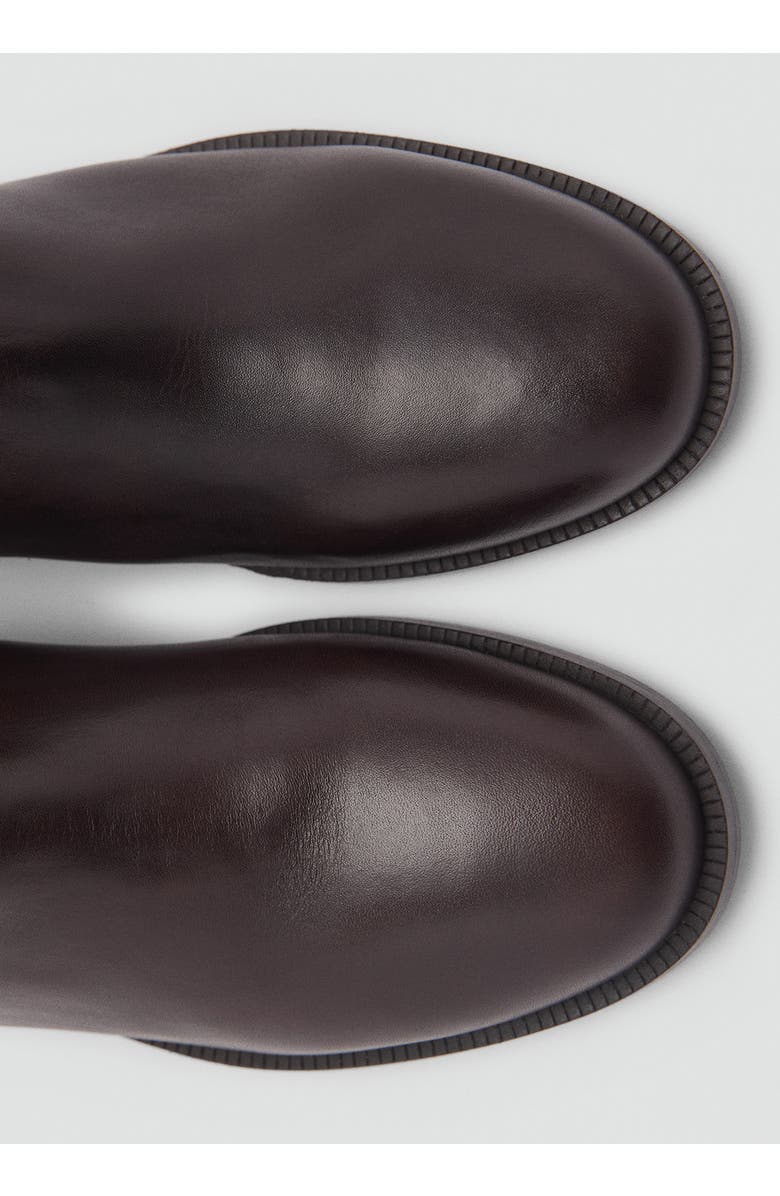 MANGO Knee High Boot, Alternate, color, Chocolate