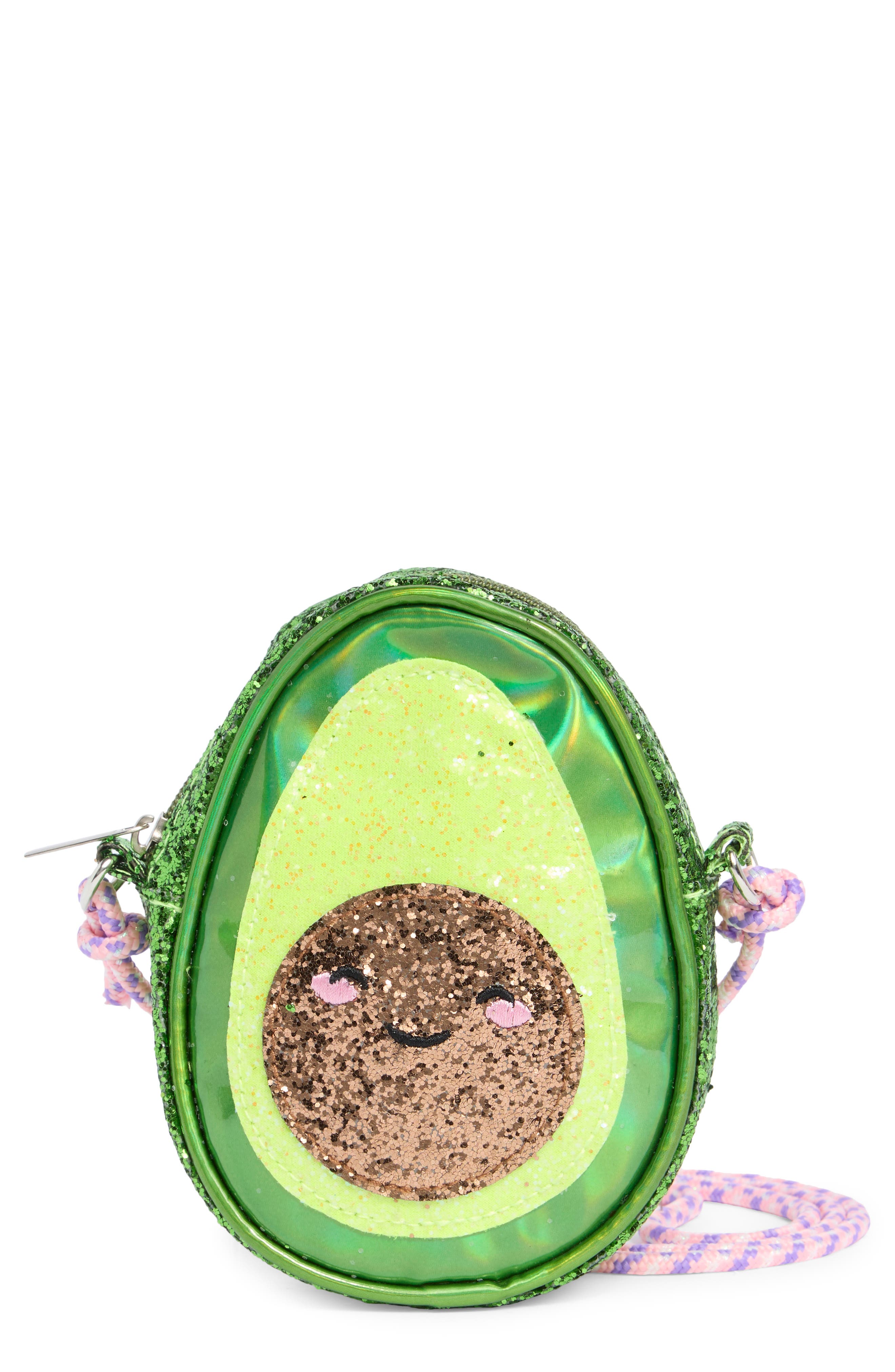Piper & Jax Kids' Glitter Avocado Crossbody Bag