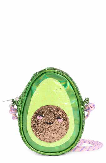 Kids' Glitter Avocado Crossbody Bag